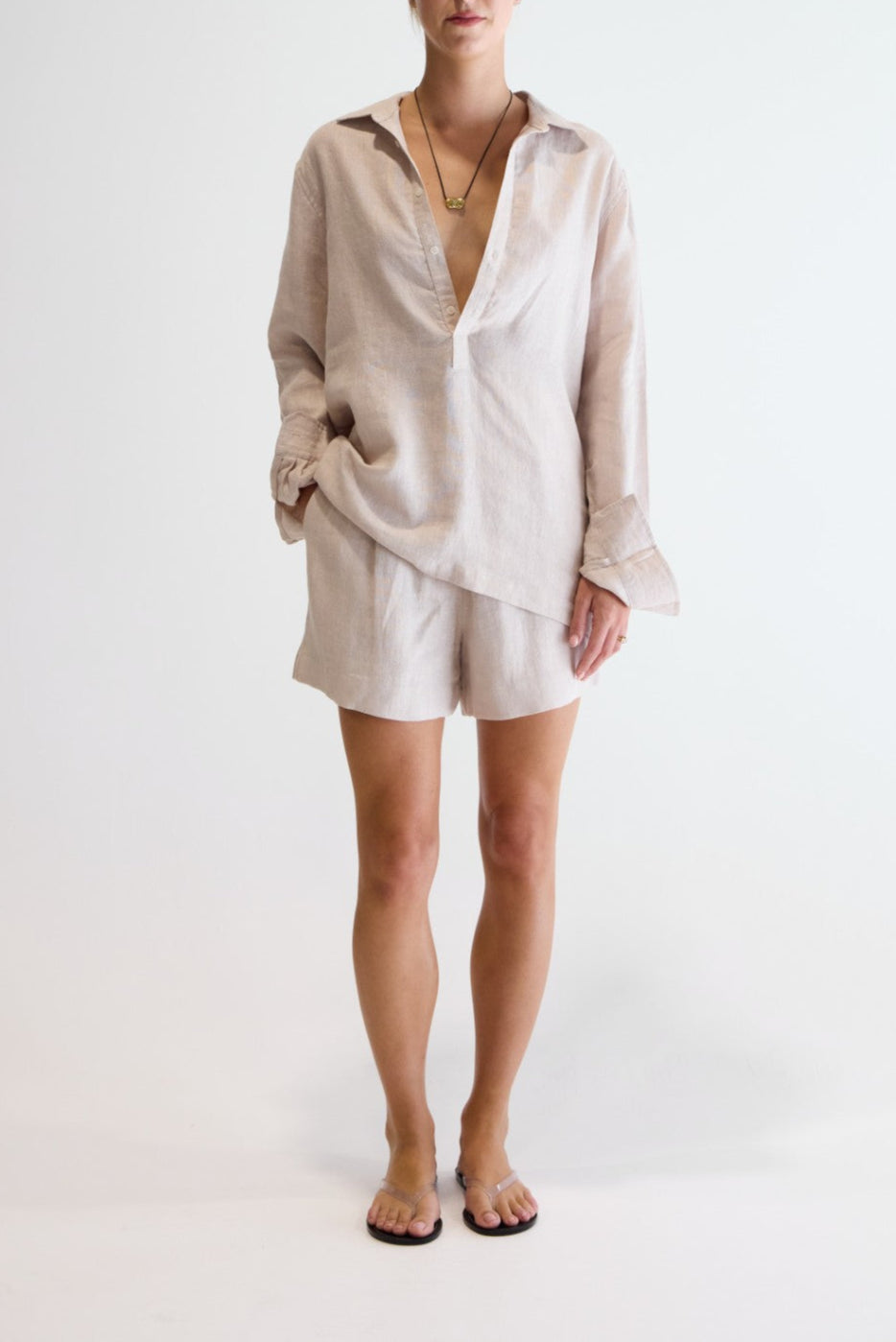 Linen Tailored Short