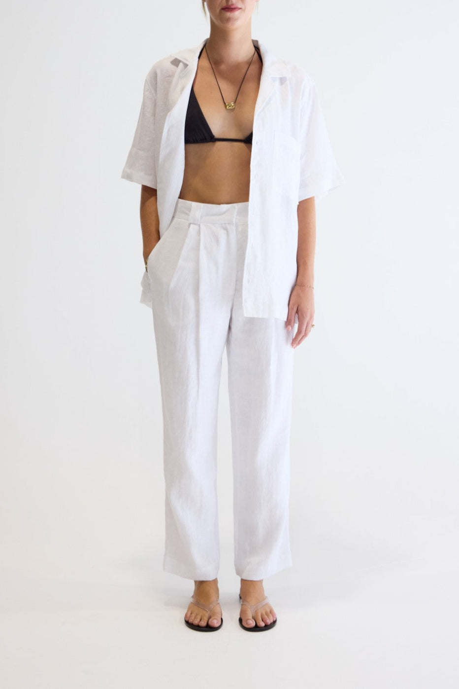 Linen Tailored Pant
