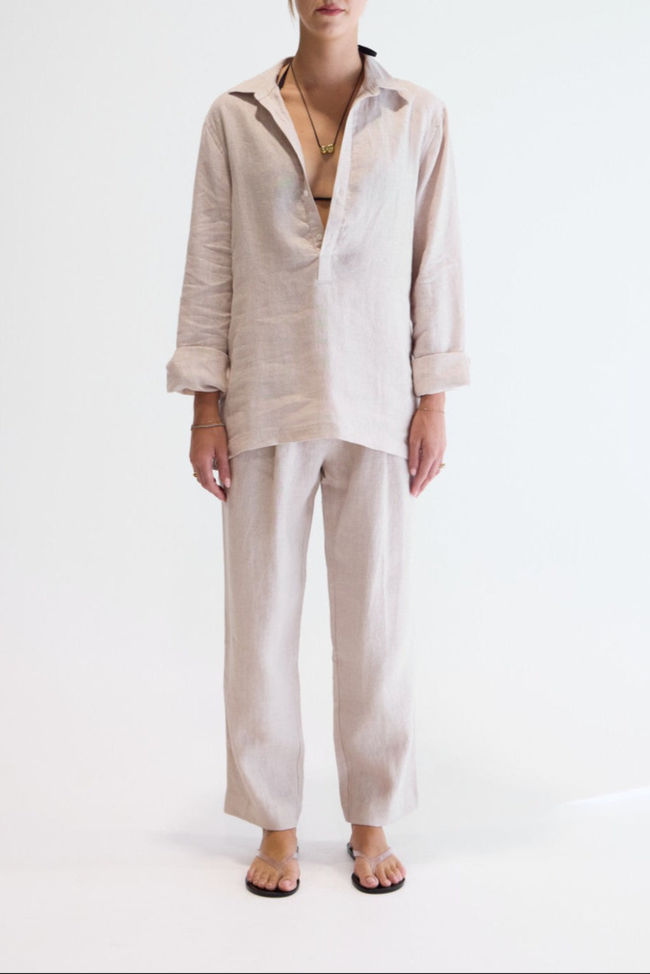 Linen Tailored Pant
